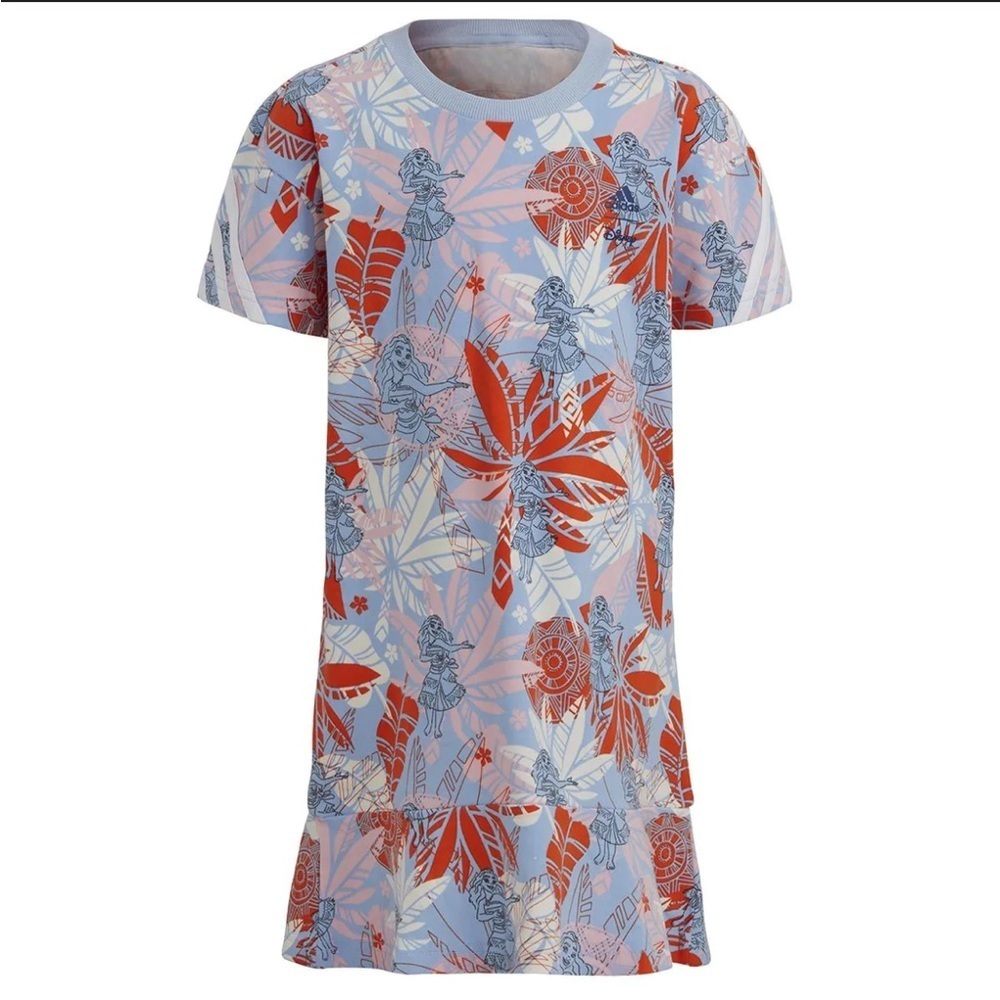 Adidas x Disney Moana Girls T Shirt Dress